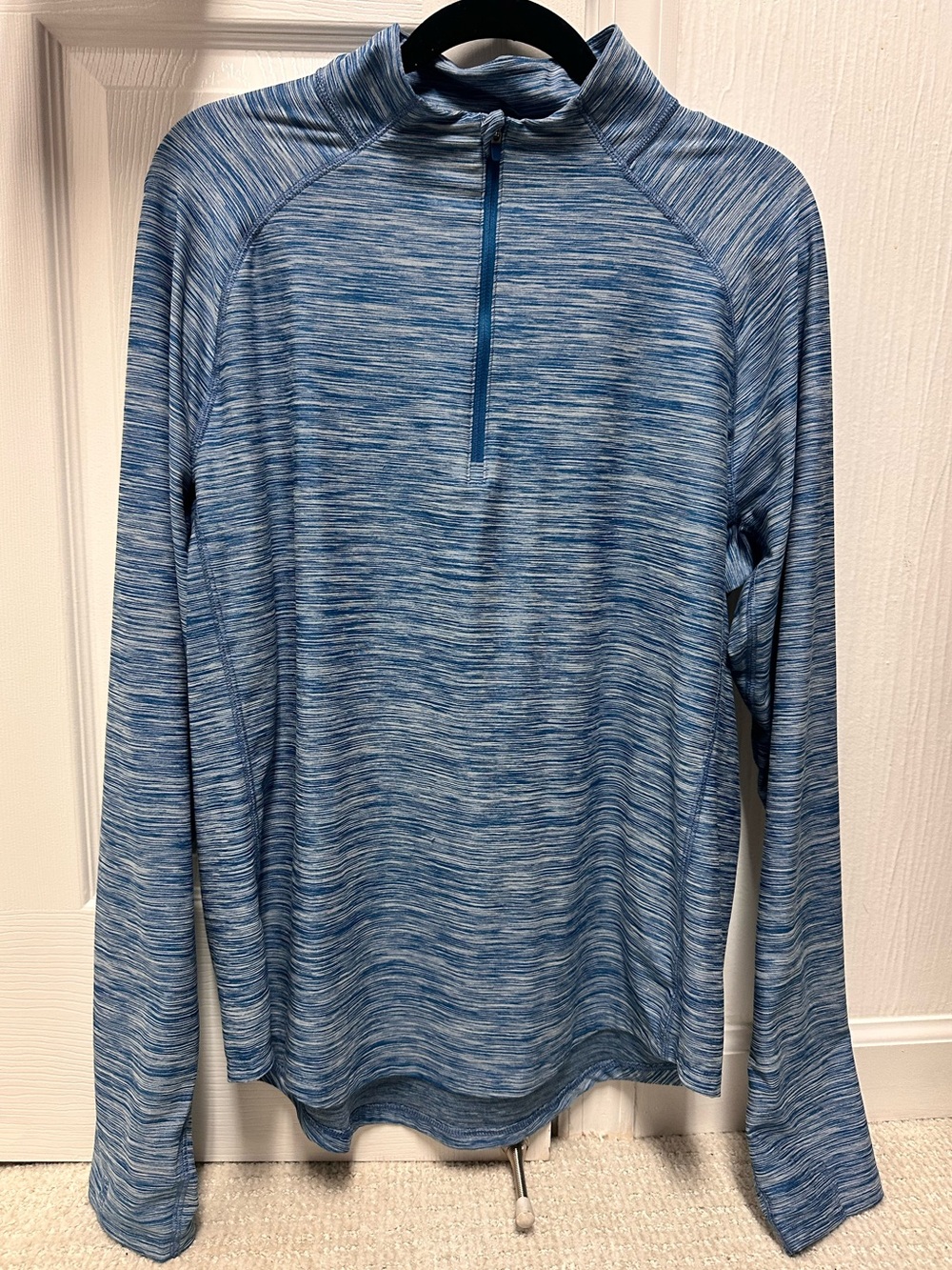 All in Motion Women’s Blue Quarter Zip Athletic Pullover – Size Large